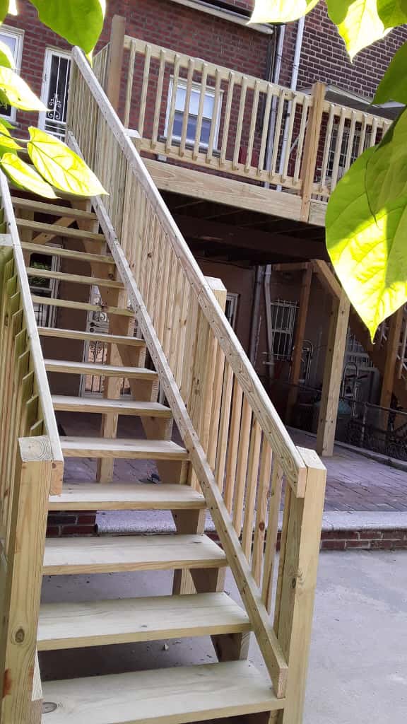 deck builder Westchester County NY pressure treated wood deck 