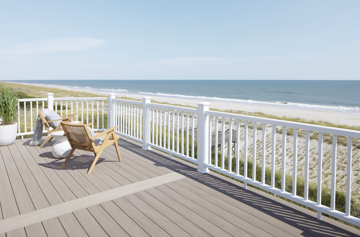 White Railing